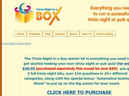 Go to: Downloadable Trivia Night / Pub Quiz Kit