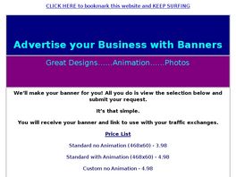 Go to: Banners Made For You.