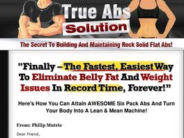 Go to: True Abs Solution - Build & Maintain Rock Solid Flat Abs!