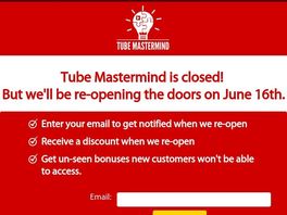 Go to: Tube Mastermind - Brand New Youtube Training For 2016!