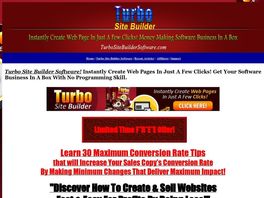 Go to: Turbo Site Builder Software "resale Rights"