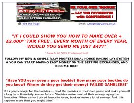 Go to: Betting Exchange Laying System - Lay Favourites & Win Fortunes!!