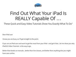 Go to: Ipad Video Lessons - Brand New Design