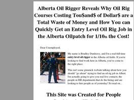 Go to: The Alberta Oil Rigger Handbook