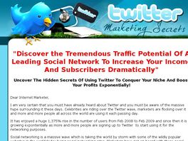 Go to: The Twitter Marketing Secret