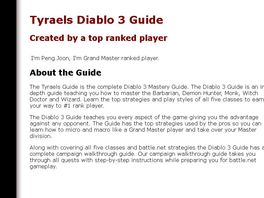 Go to: Tyraels Diablo 3 Guide