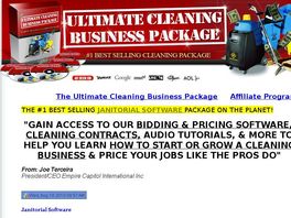 Go to: Ultimate Cleaning Business Package