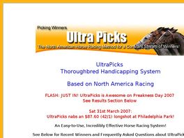 Go to: Ultra Picks On Horse Racing Backing To Win.