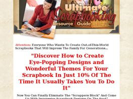 Go to: Ultimate Scrapbooking Resource Guide - Pays 75% Commission.