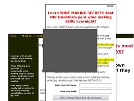 Go to: Delicious Winemaking Made Easy
