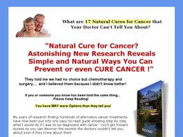Go to: Choosing A Natural Cure For Cancer.