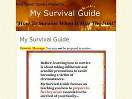 Go to: My Survival Guide
