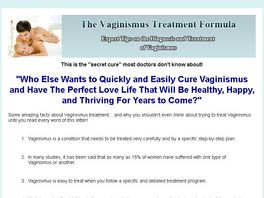 Go to: Cure The Sexual Dysfunction - Vaginismus