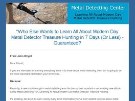 Go to: Metal Detecting 101