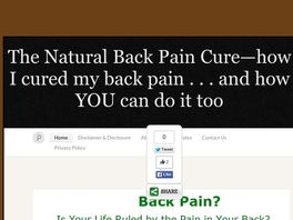 Go to: The Back Pain Cure Book