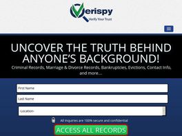 Go to: Verispy.com - Hot New Background Check Site