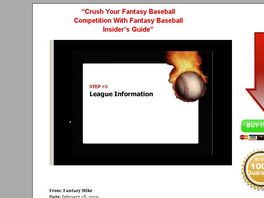 Go to: Fantasy Baseball Insider's Guide.