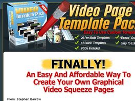 Go to: Video Page Template Pack