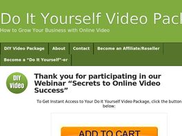 Go to: Do It Yourself Video Package- Webinar Jv Partner