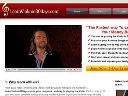 Go to: Online Violin Lessons - No Competition. High Conversions!