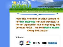 Go to: Solar Power Formula - Ultimate Solar Power Product.