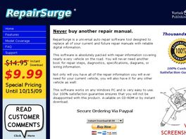 Go to: Repairsurge Online Auto Repair Manuals