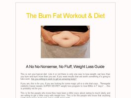 Go to: The Burn Fat Workout