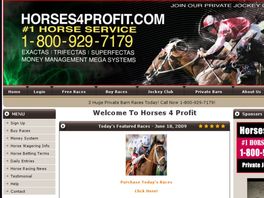 Go to: Horses 4 Profit.