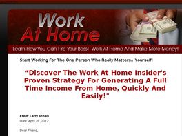 Go to: Work At Home Guide