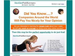 Go to: Nextgen Paid Surveys