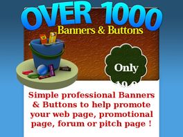Go to: Over 1000 Banners And Buttons For The Web.