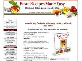 Go to: Pastastic - the perfect cookbook for Italian food lovers