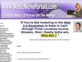 Go to: Web 2 Niche Portals For Adsense, Amazon And Articles.