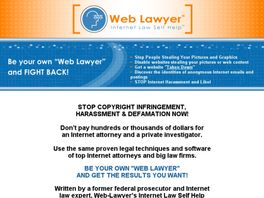 Go to: Web Lawyer Internet Law Self Help Ebooks