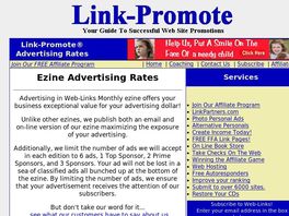 Go to: Advertise In Web Links Monthly.