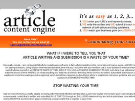 Go to: Article Content Engine - Article Marketing on Autopilot!