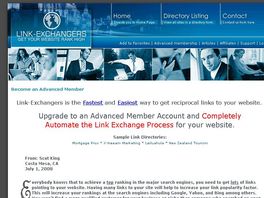 Go to: Link-Exchangers.com Membership - #1 SEO Tool.