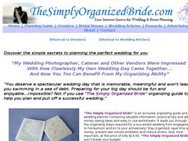 Go to: The Simply Organized Bride Wedding Planning Guide.