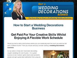 Go to: Start A Wedding Decorations Business