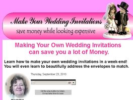 Go to: Make Your Wedding Invitations
