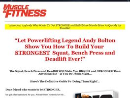 Go to: The Muscle And Fitness Guide To Strength By Andy Bolton