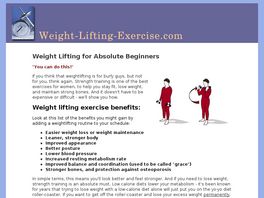 Go to: Weight Lifting For Absolute Beginners.
