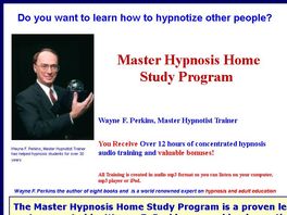 Go to: Master Hypnosis Home Study Program