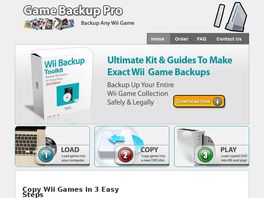 Go to: Game Backup Pro - Wii Toolkit