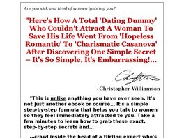 Go to: Flirting Formula - Attract And Date Women Instantly And Easily