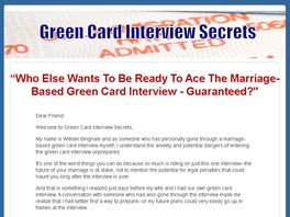 Go to: Secrets Of The Green Card Interview
