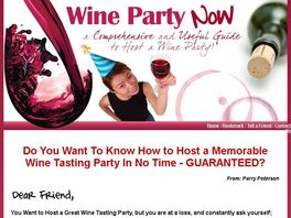 Go to: Wine Party Now - How to setup your own Wine Tasting Party