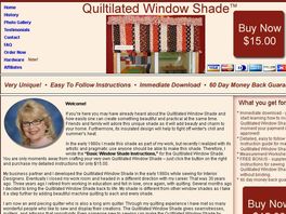 Go to: Quiltilated Window Shade Instructions