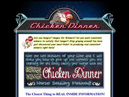 Go to: Chicken Dinner System For Horse Race Profits