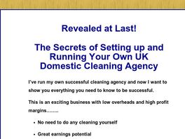Go to: Cleaning Goldmine - How To Start & Run A UK Domestic Cleaning Adency